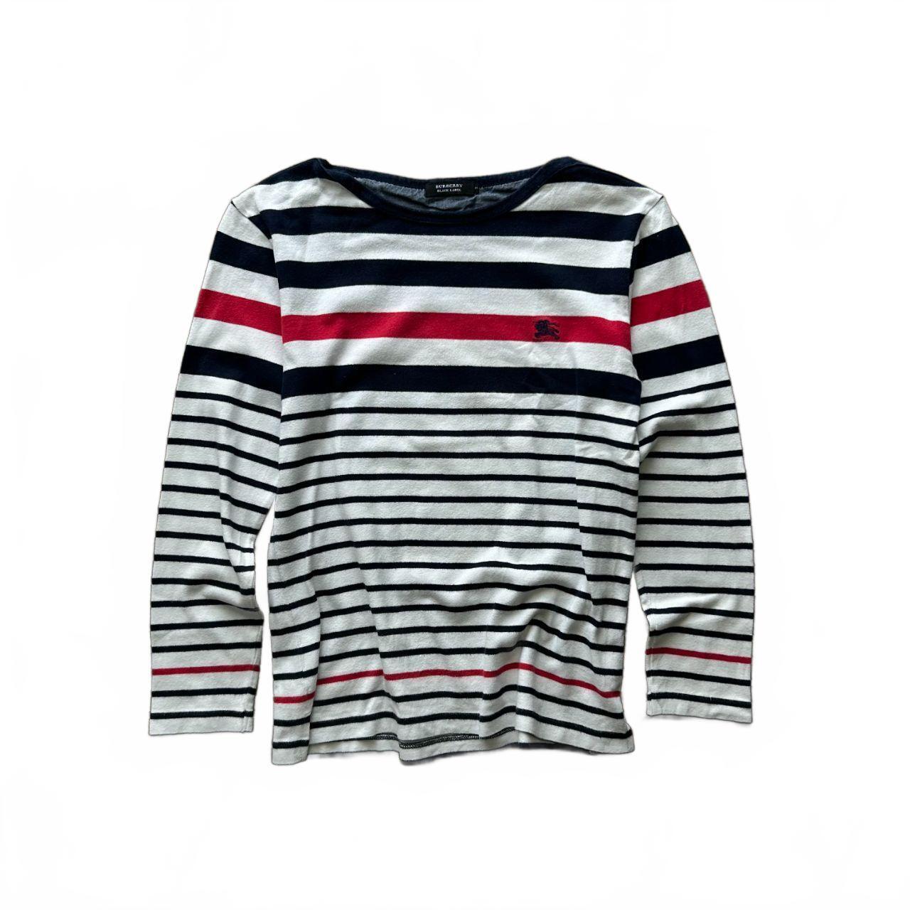 Burberry Black Label Striped Long Sleeve T Shirt S