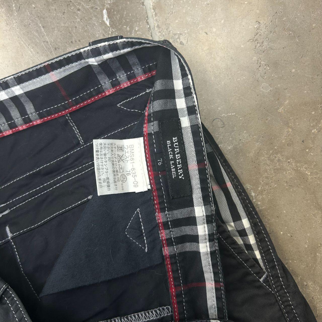 Vintage Burberry Black Label Nova Check Cargo Shorts W32 L12