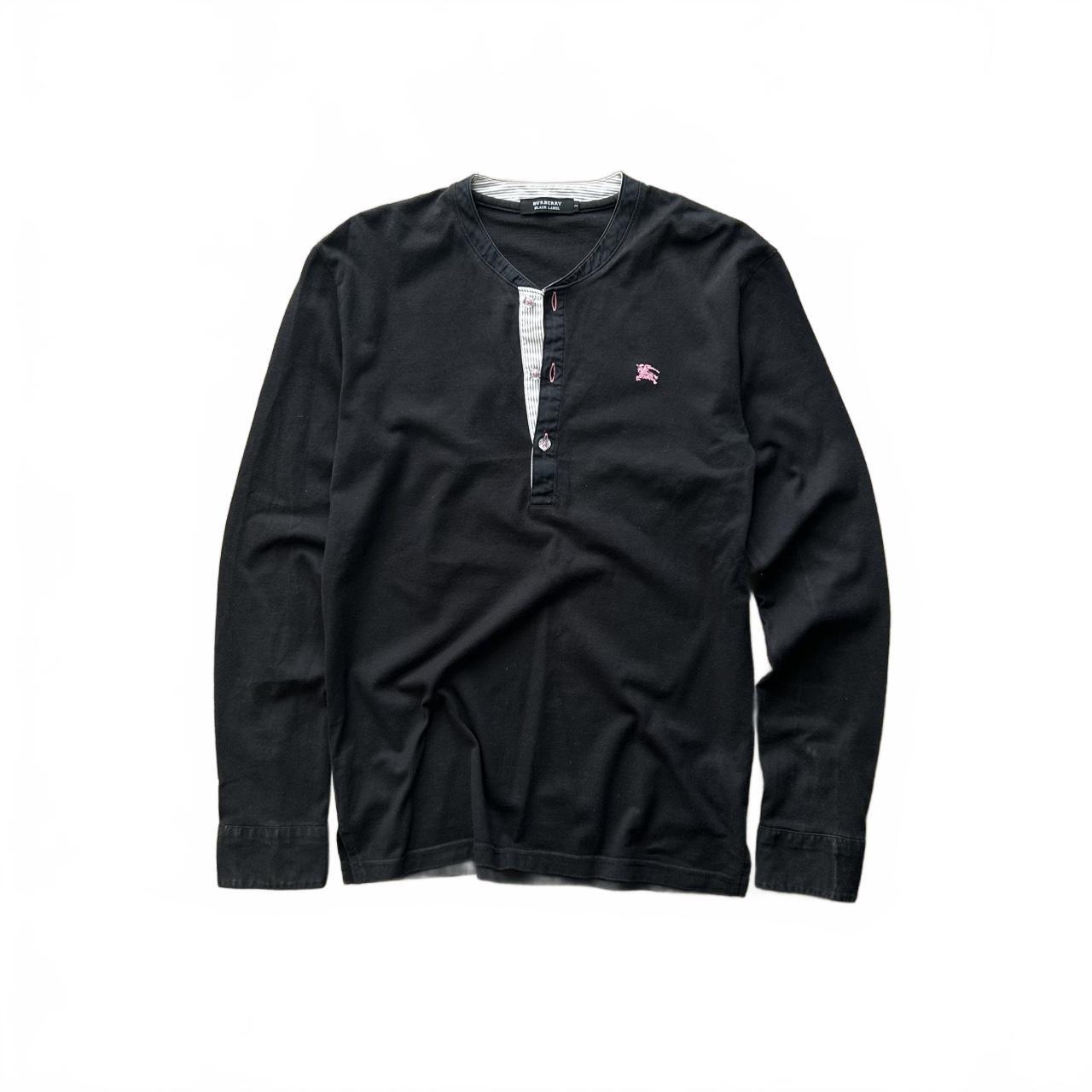 Burberry Black Label Cotton Henley T Shirt S