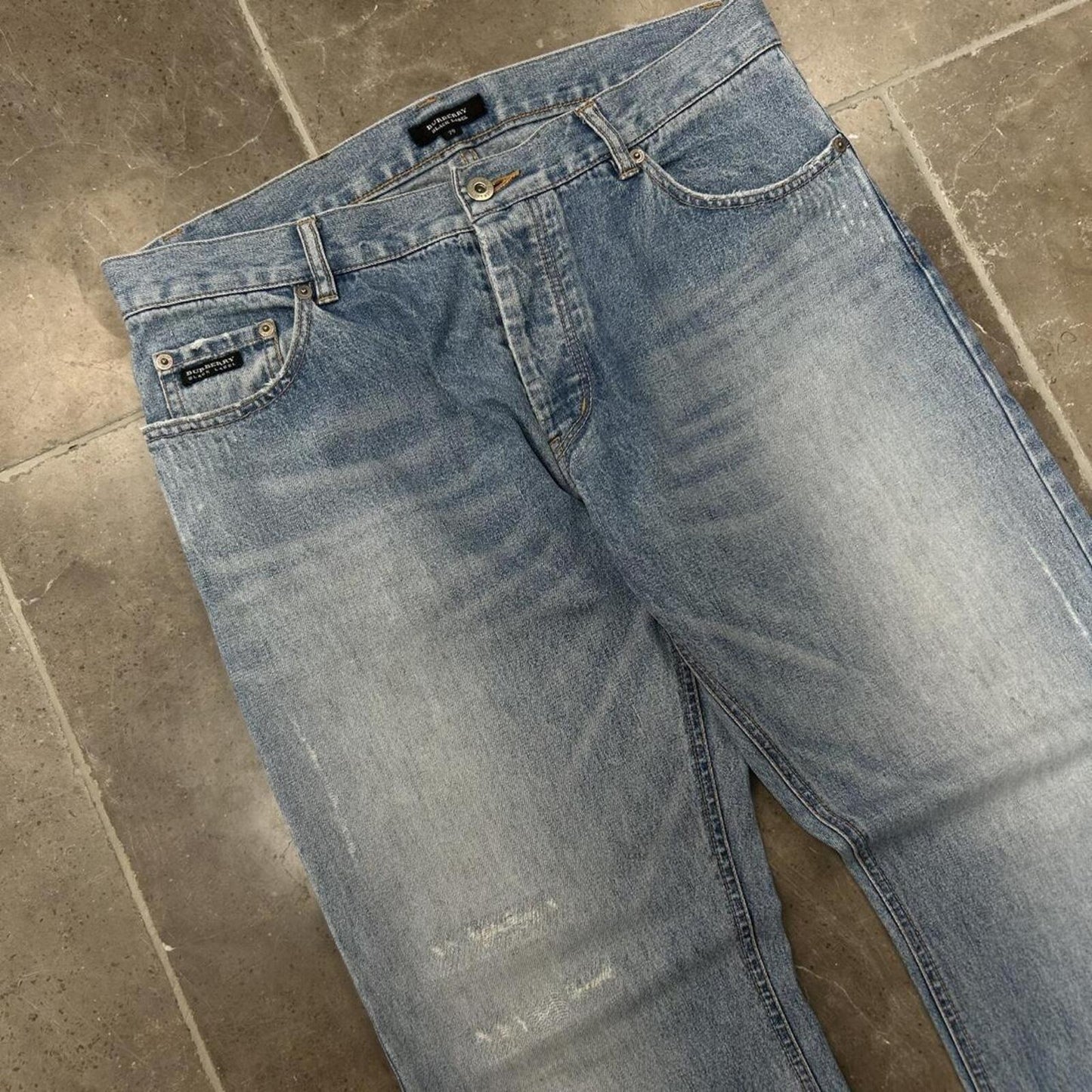 Vintage Burberry Black Label Relaxed Straight Jeans W32 L29