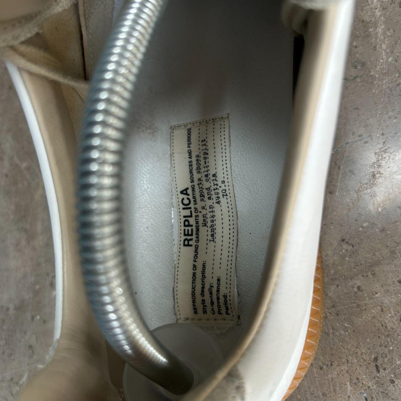 Maison Margiela Gats Low Top Trainers White UK 10