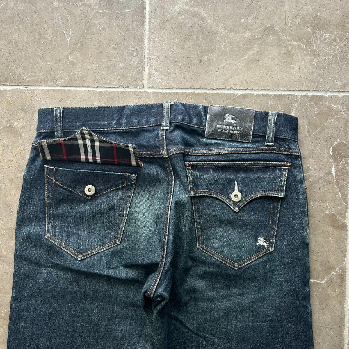 Vintage Burberry Black Label Relaxed Straight Jeans W32 L30