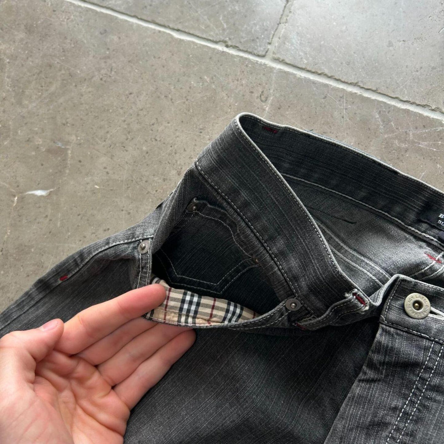 Vintage Burberry Black Label Straight Jeans W28 L31