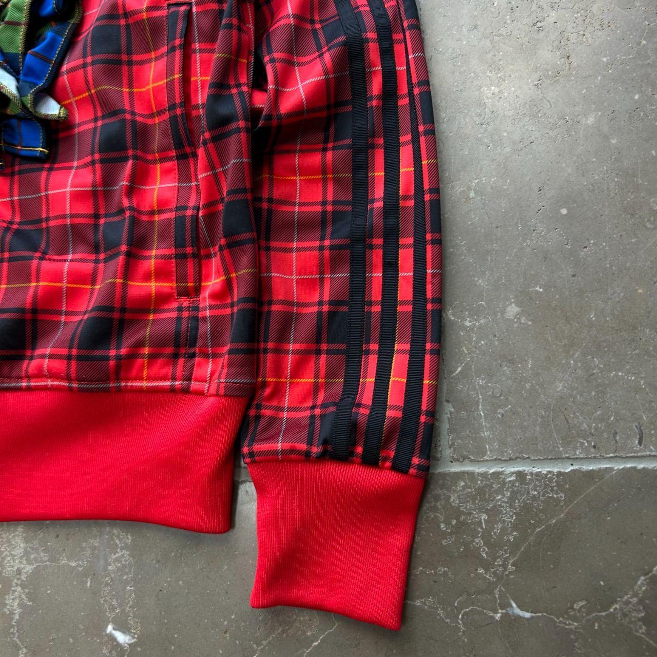Adidas x Jeremy Scott Plaid Ruffle Track Jacket S