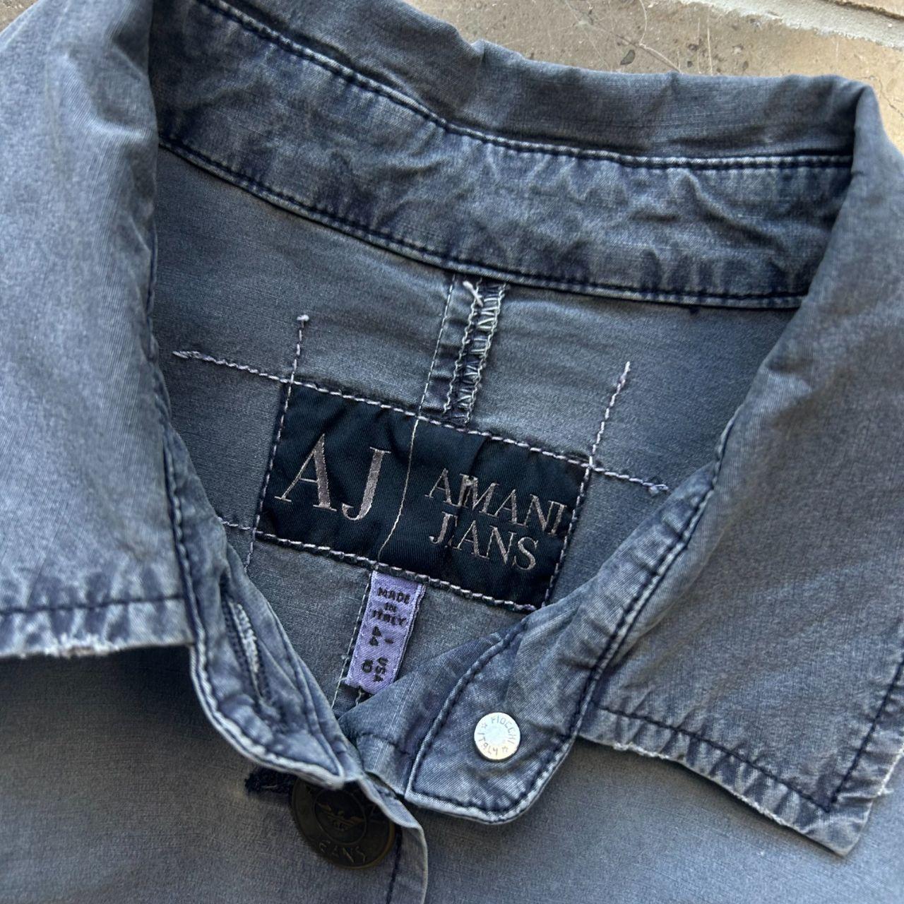 Armani Jeans Faded Chore Jacket Grey M
