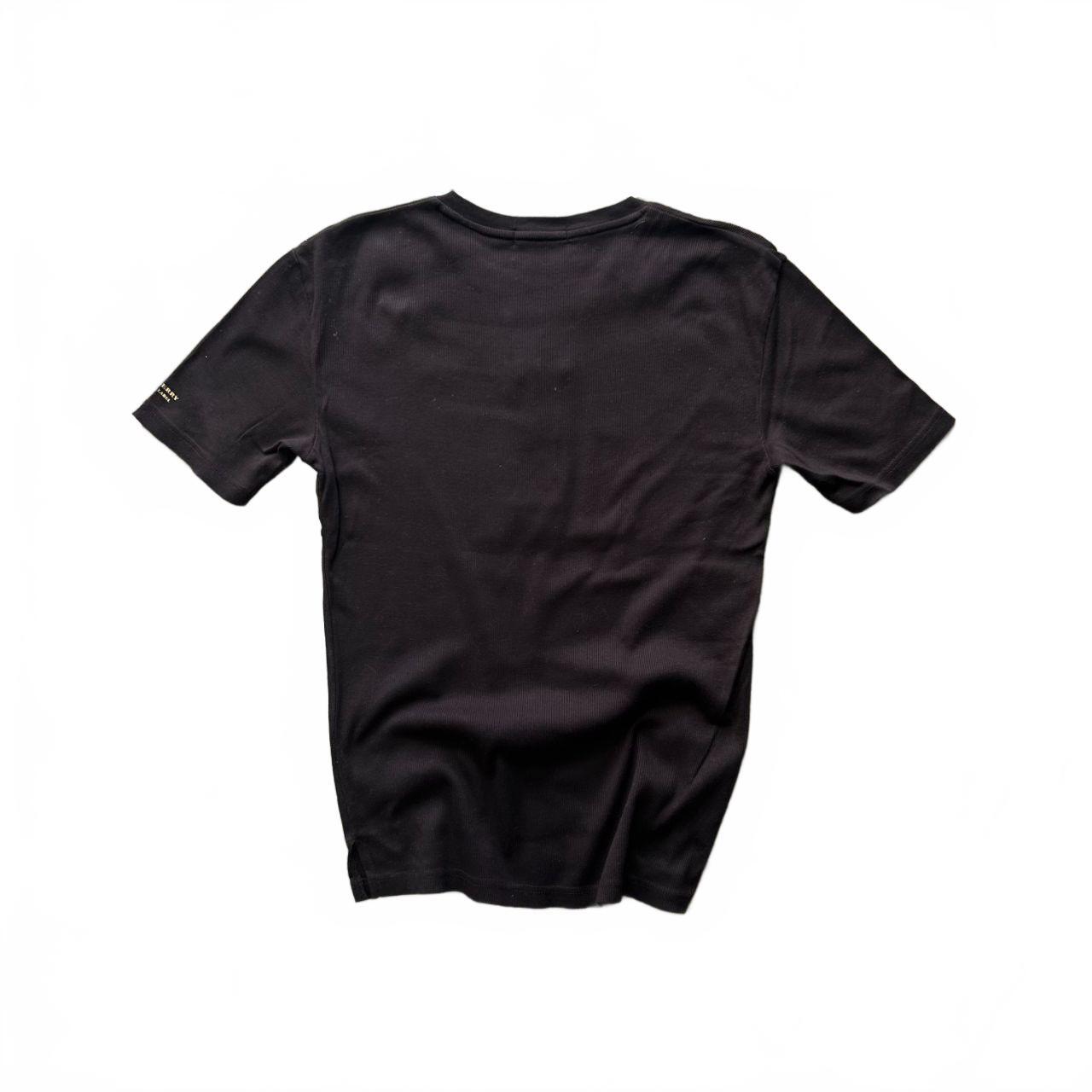 Burberry Black Label Ribbed Henley T Shirt S