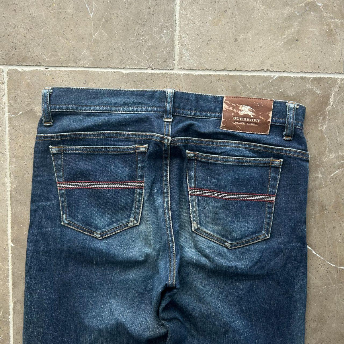 Vintage Burberry Black Label Slim Raw Denim Jeans W30 L32