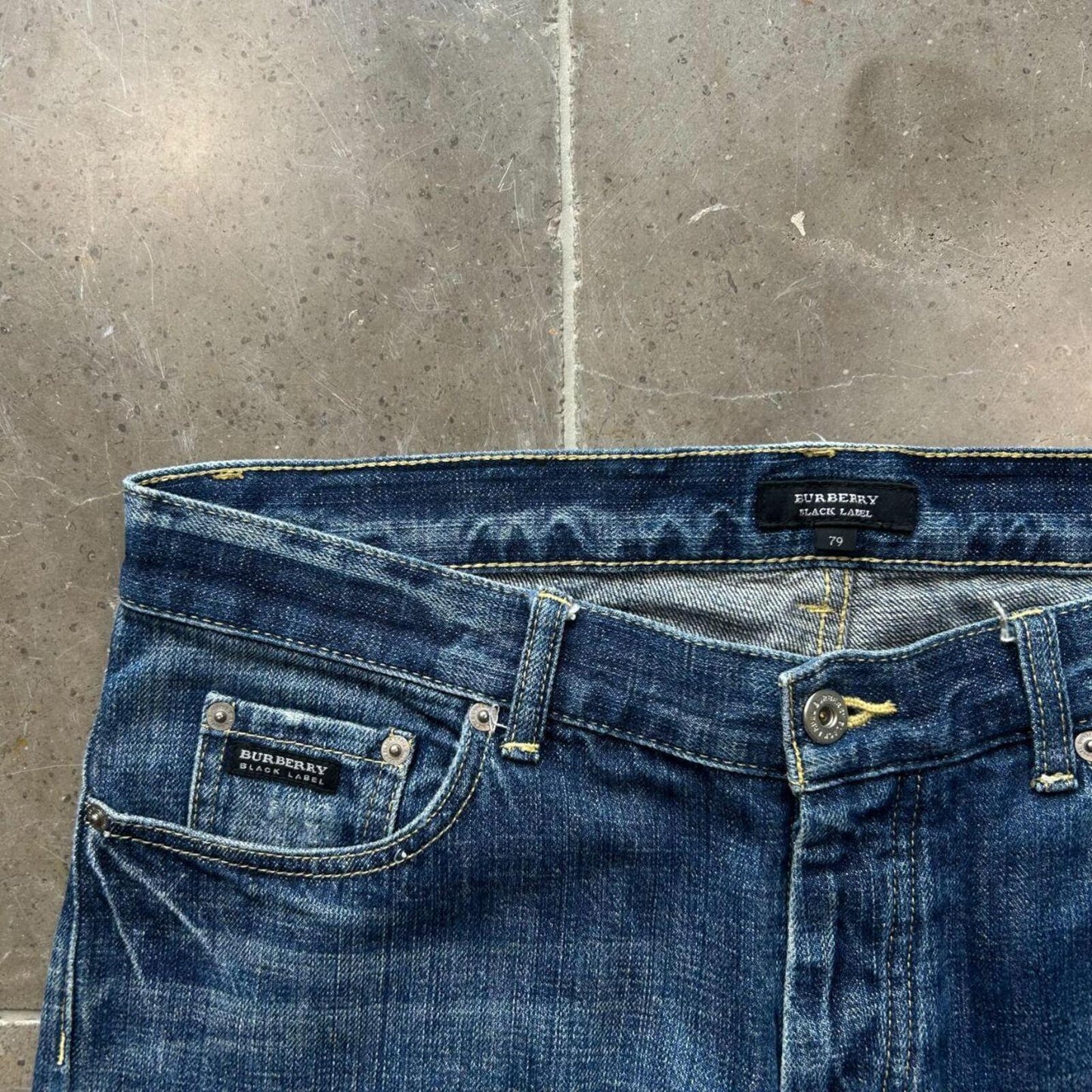 Vintage Burberry Black Label Relaxed Bootcut Jeans W32 L29