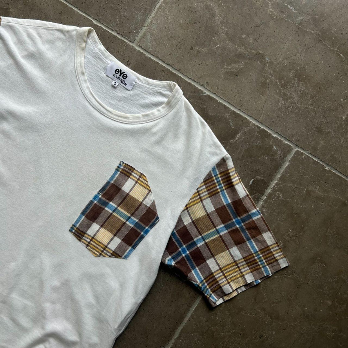 Comme des Garcons Eye junya Watanabe Man Plaid T Shirt S