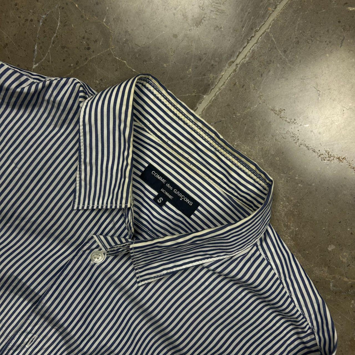 Comme des Garcons Homme Striped Long Sleeve Shirt S