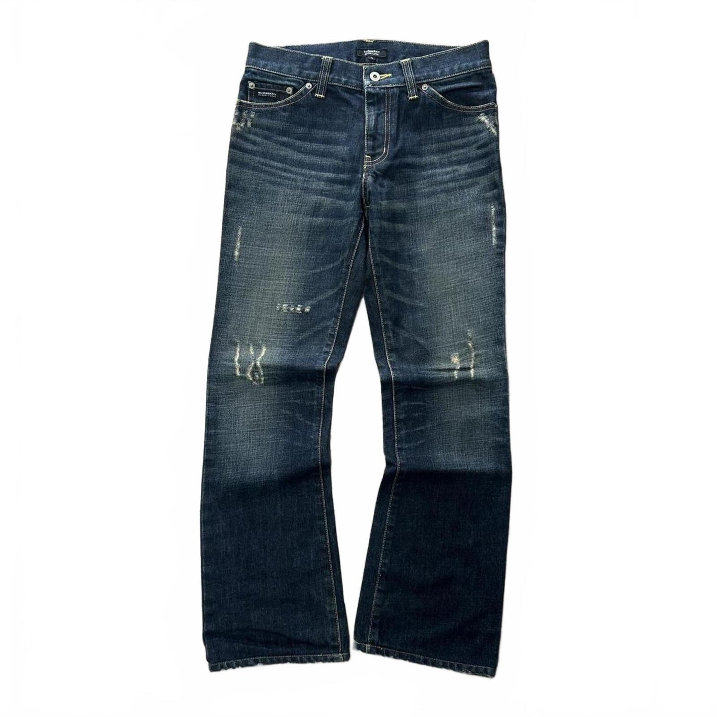 Vintage Burberry Black Label Relaxed Bootcut Jeans W30 L29