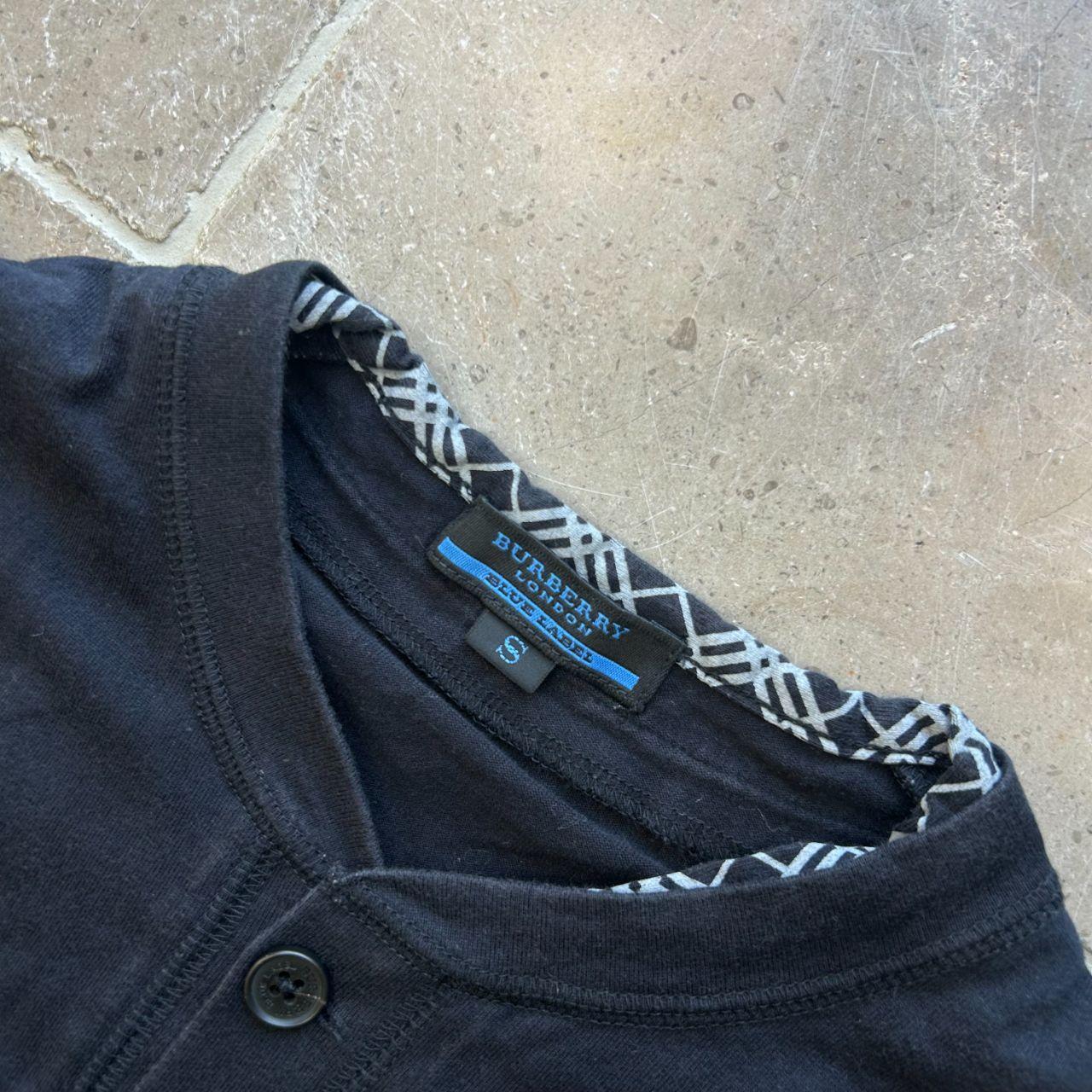 Burberry Blue Label Long Sleeve Henley T Shirt S