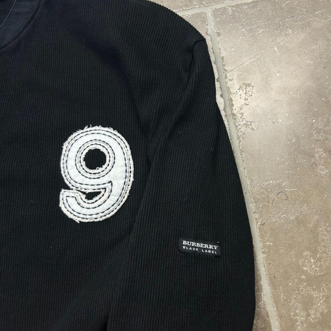 Burberry Black Label Ribbed Henley T Shirt M