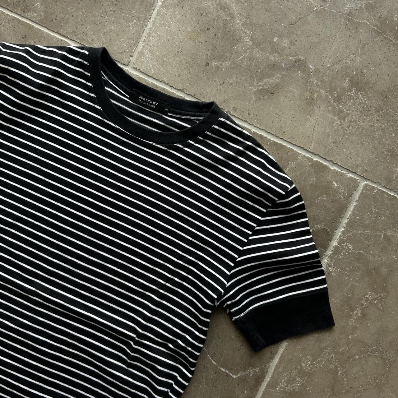 Burberry Black Label Striped T Shirt S