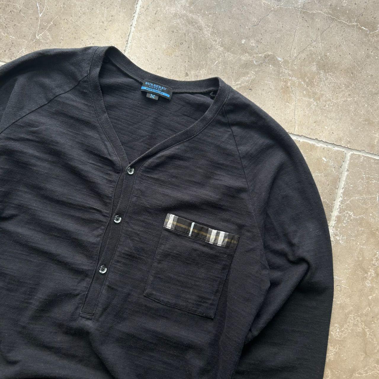 Burberry Blue Label Nova Check Lightweight Henley T Shirt M
