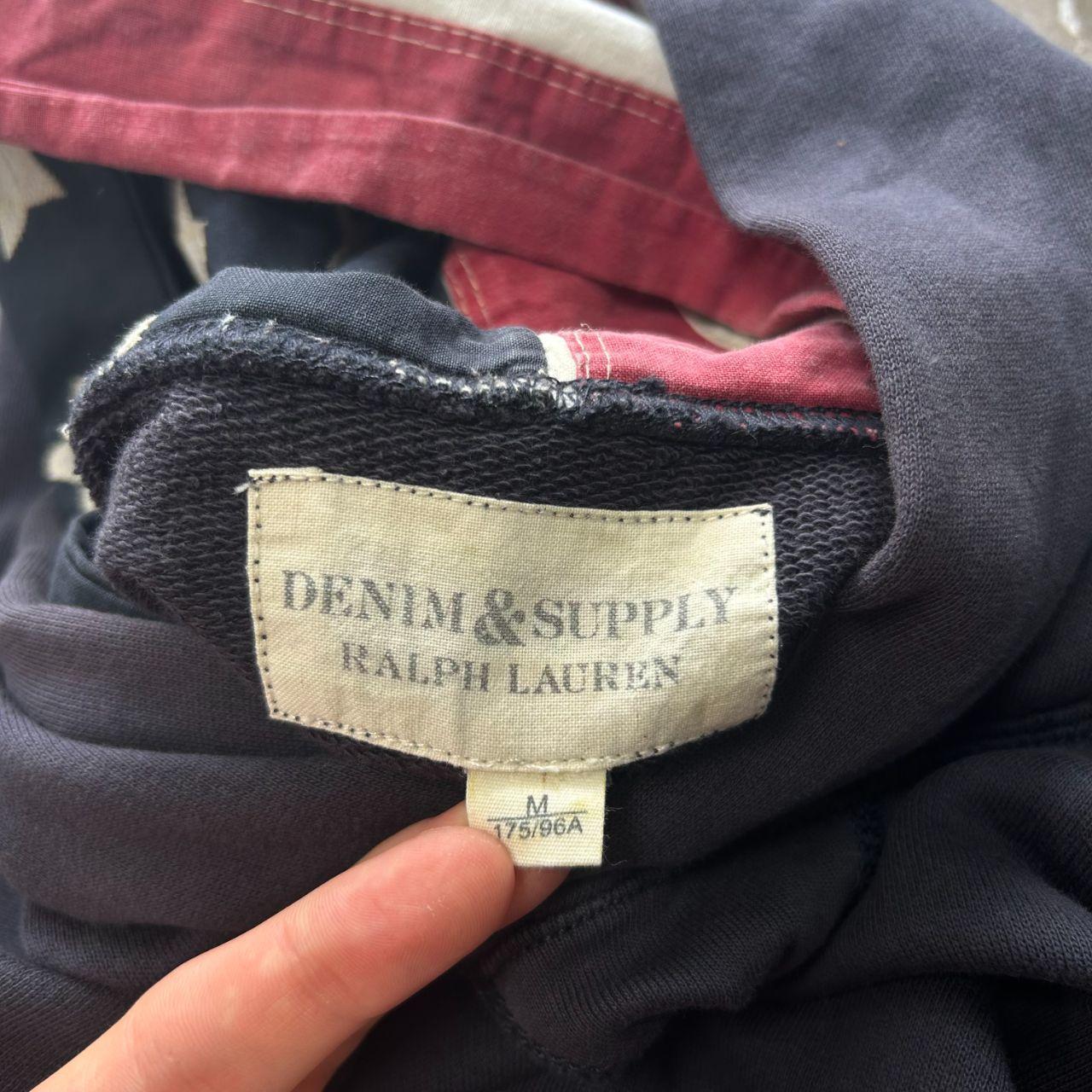 Ralph Lauren Denim and Supply USA Pullover Hoodie M