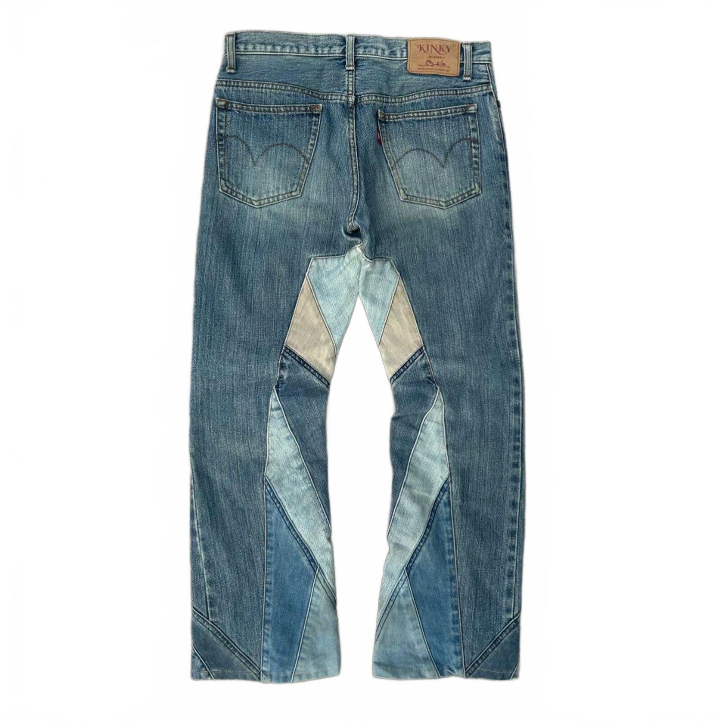 Hysteric Glamour Patchwork Flared Denim Jeans W30 L27
