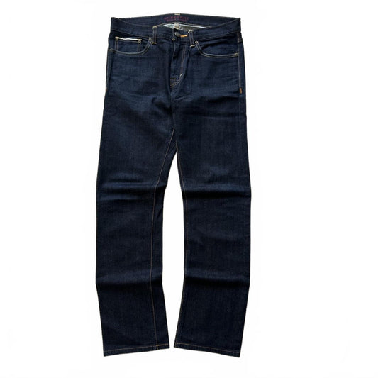 Vintage Burberry Black Label Slim Straight Selvage Denim Jeans W30 L30