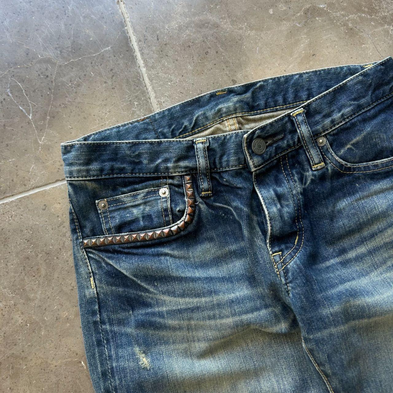 Hysteric Glamour Skinny Studded Ripped Denim Jeans W28 L31