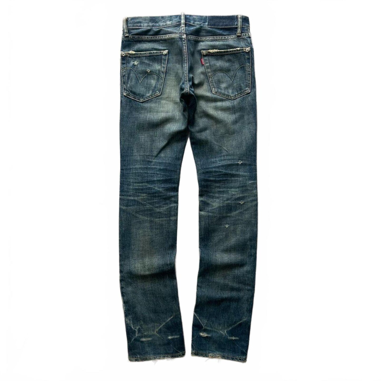 Hysteric Glamour Skinny Studded Ripped Denim Jeans W29 L32