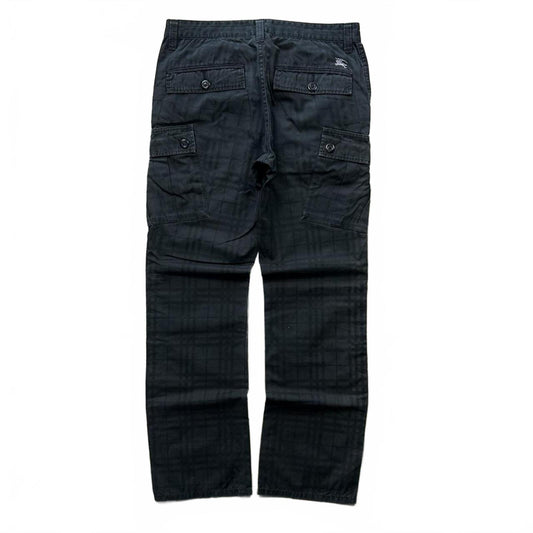 Vintage Burberry Blue Label Shadow Utility Cargo Trousers W30 L30