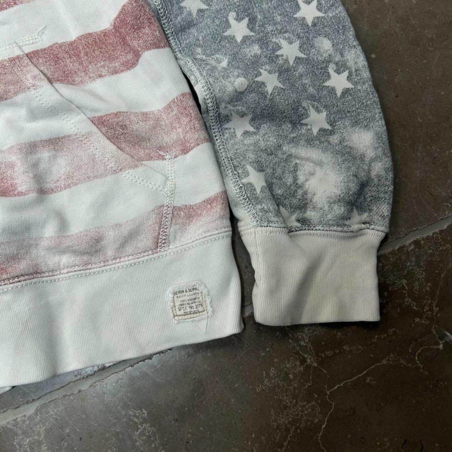 Ralph Lauren Denim and Supply USA Zip Up Hoodie S