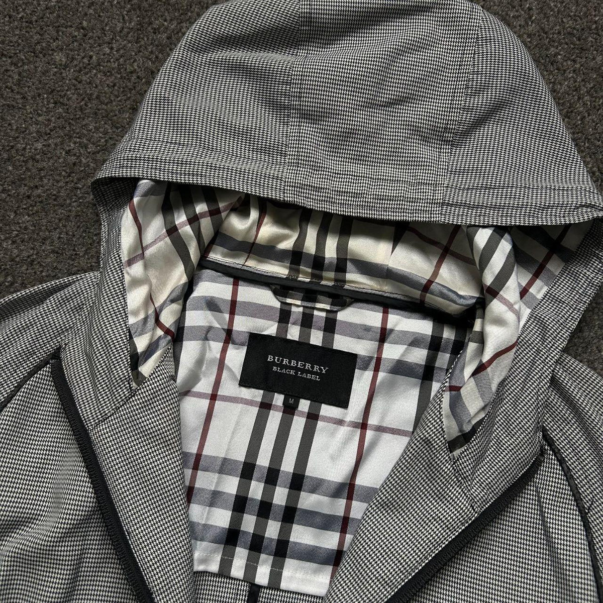Burberry Black Label Houndstooth Jacket S