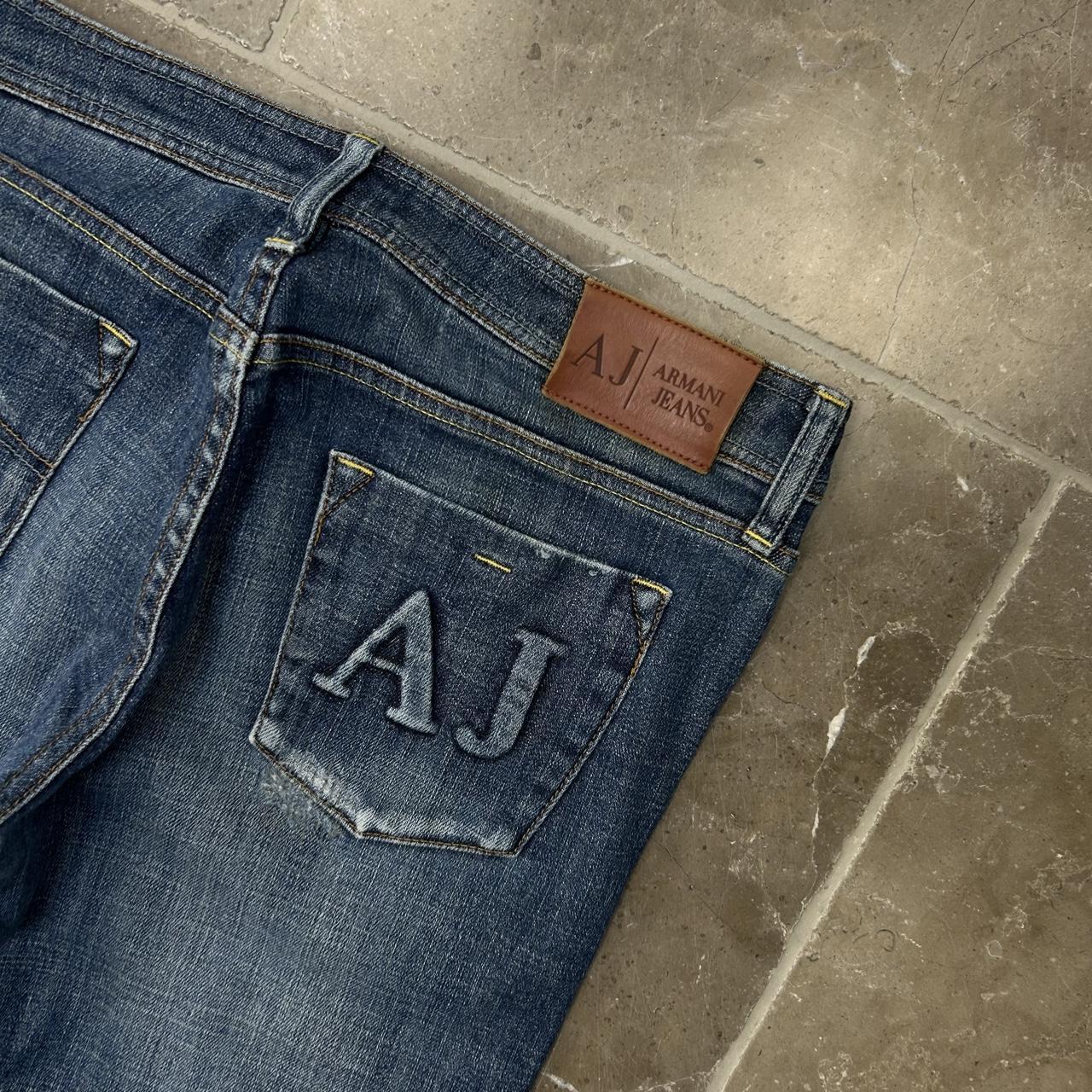 Vintage Armani Jeans Bootcut Flared Jeans W30 L30