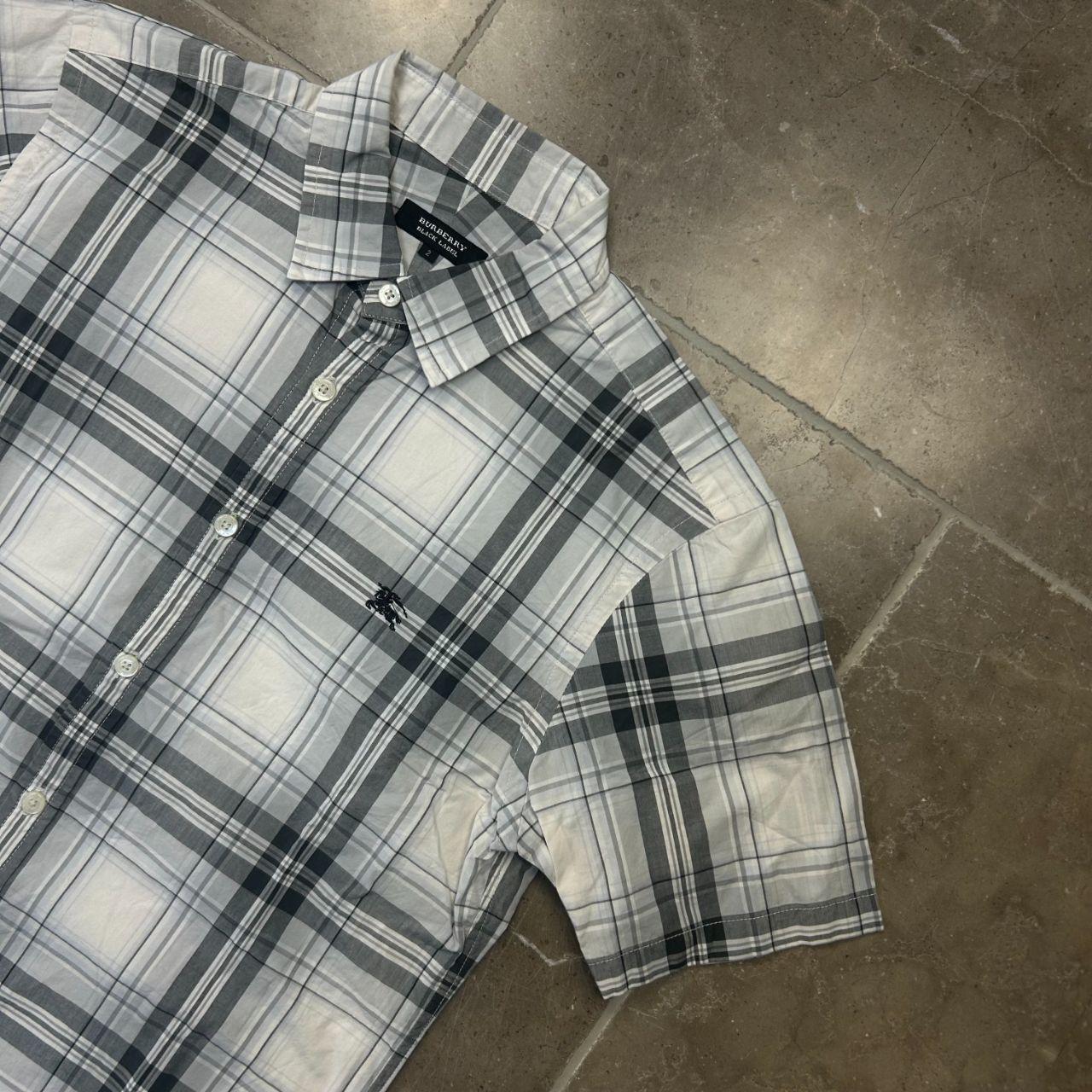 Burberry Black Label Check Short Sleeve Shirt S