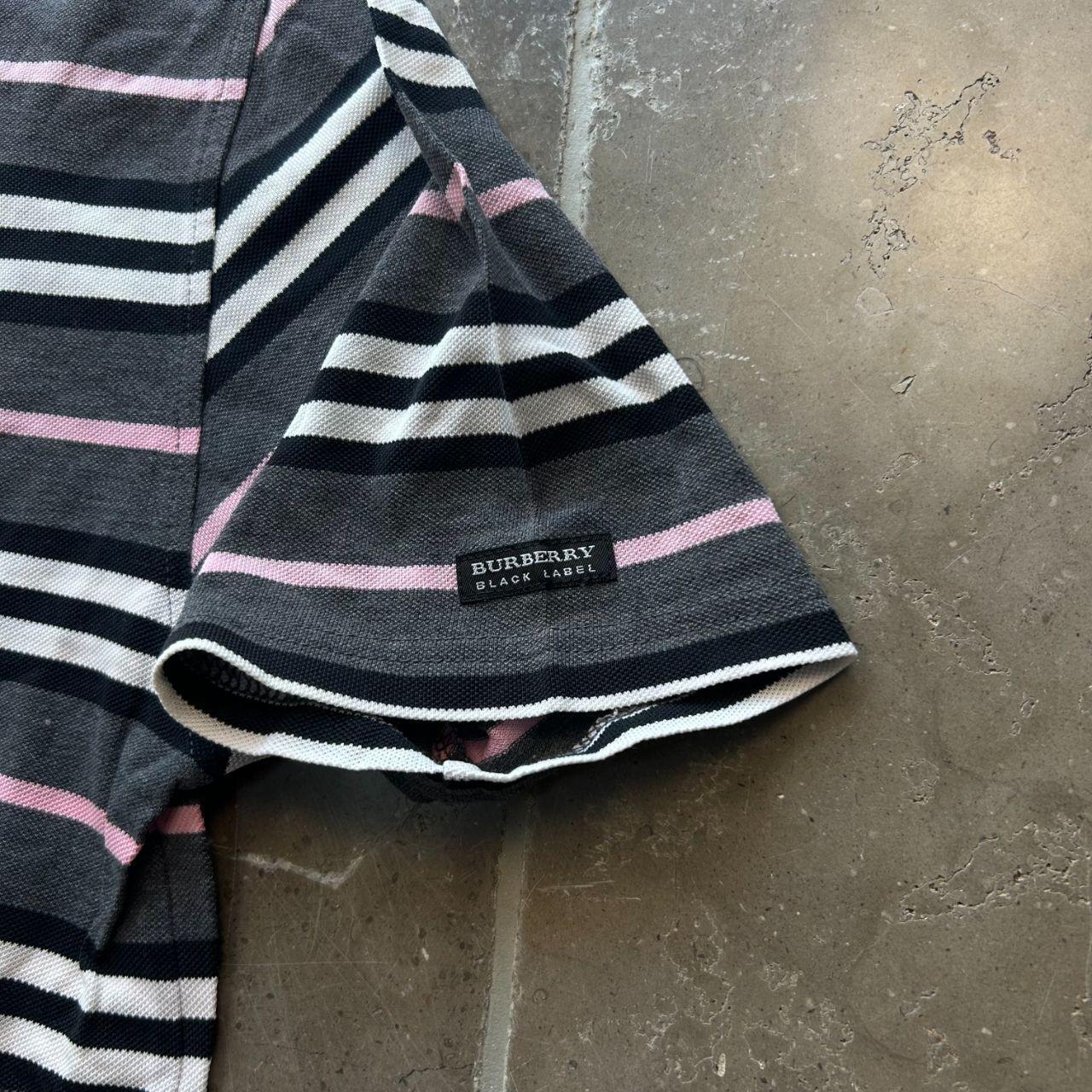 Burberry Black Label Striped Polo Shirt S