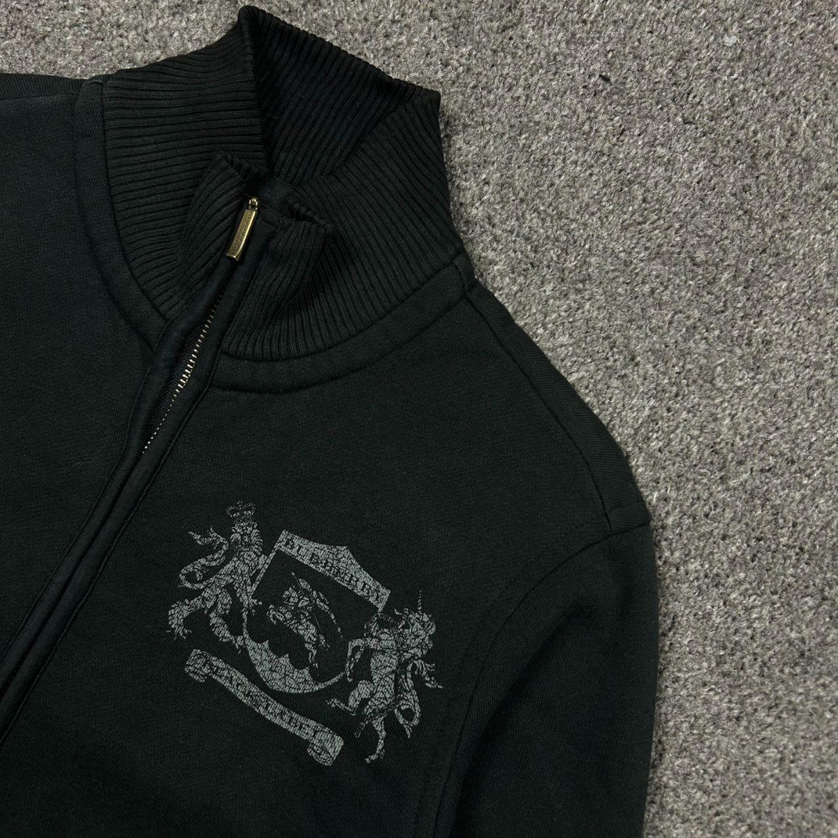 Burberry Black Label Zip Up Jumper S