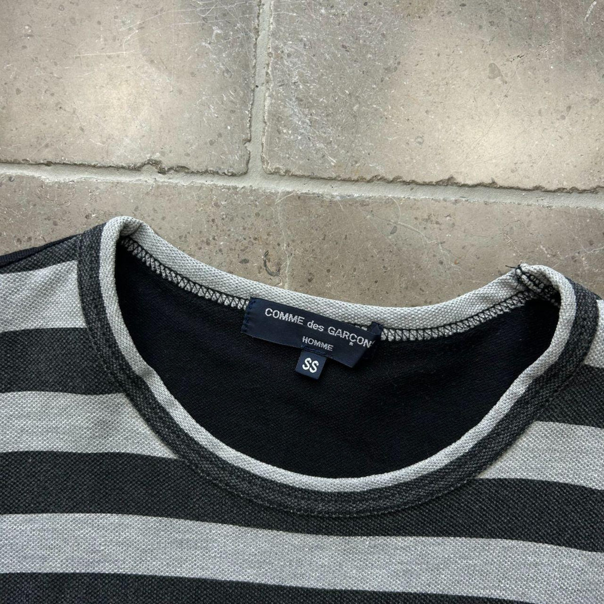 Comme Des Garcons Homme Striped T-Shirt S