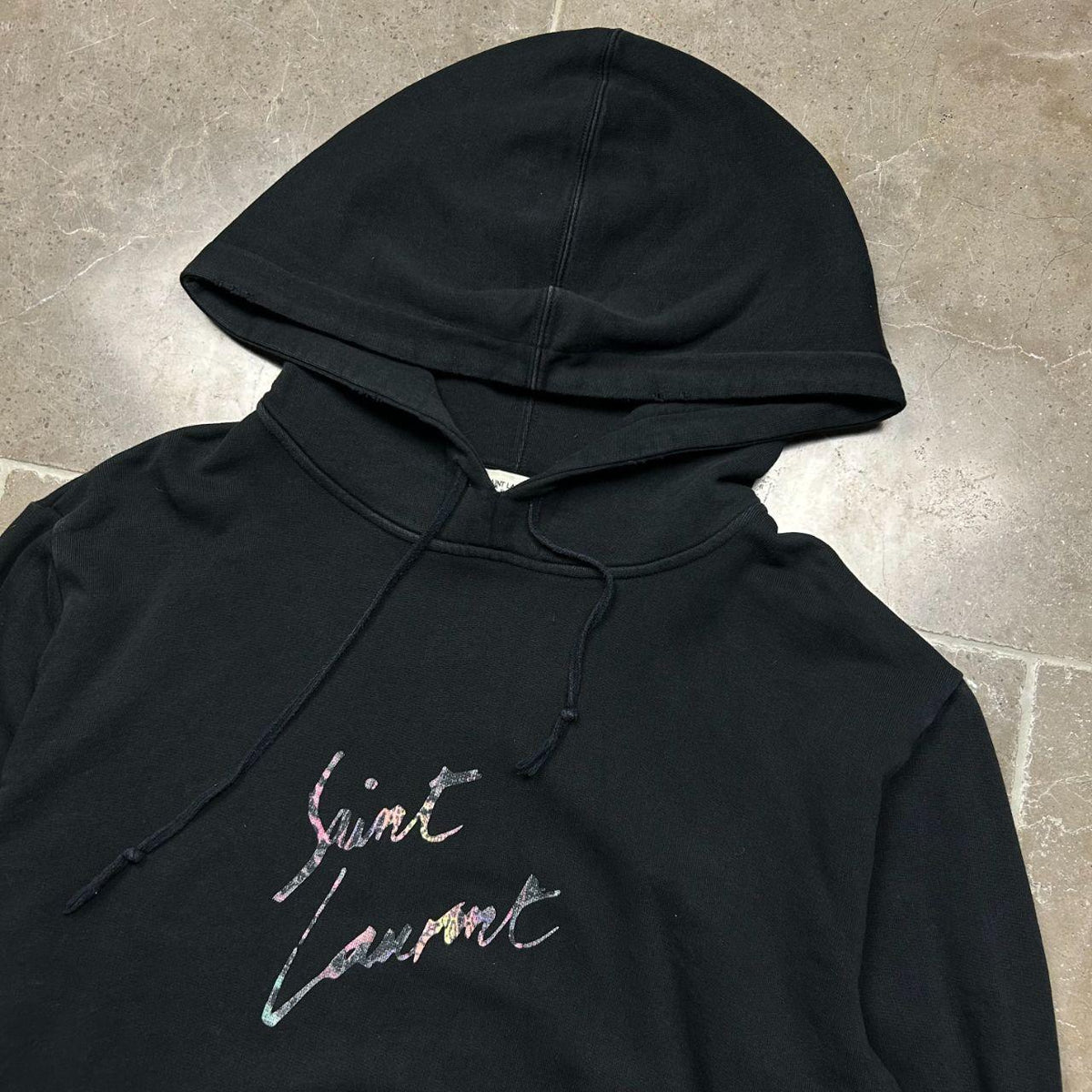 Saint Laurent Paris Logo Hoodie L