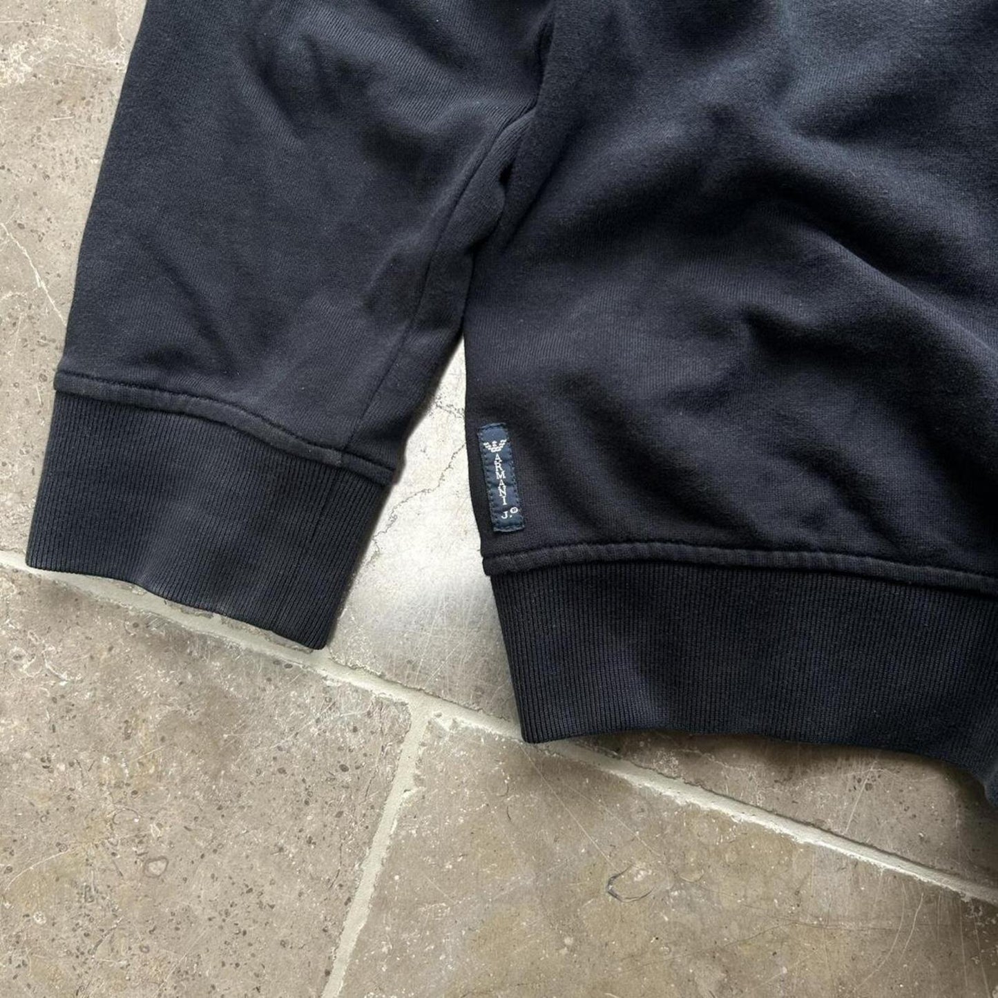 Vintage Armani Jeans Zip Up Hoodie Size L