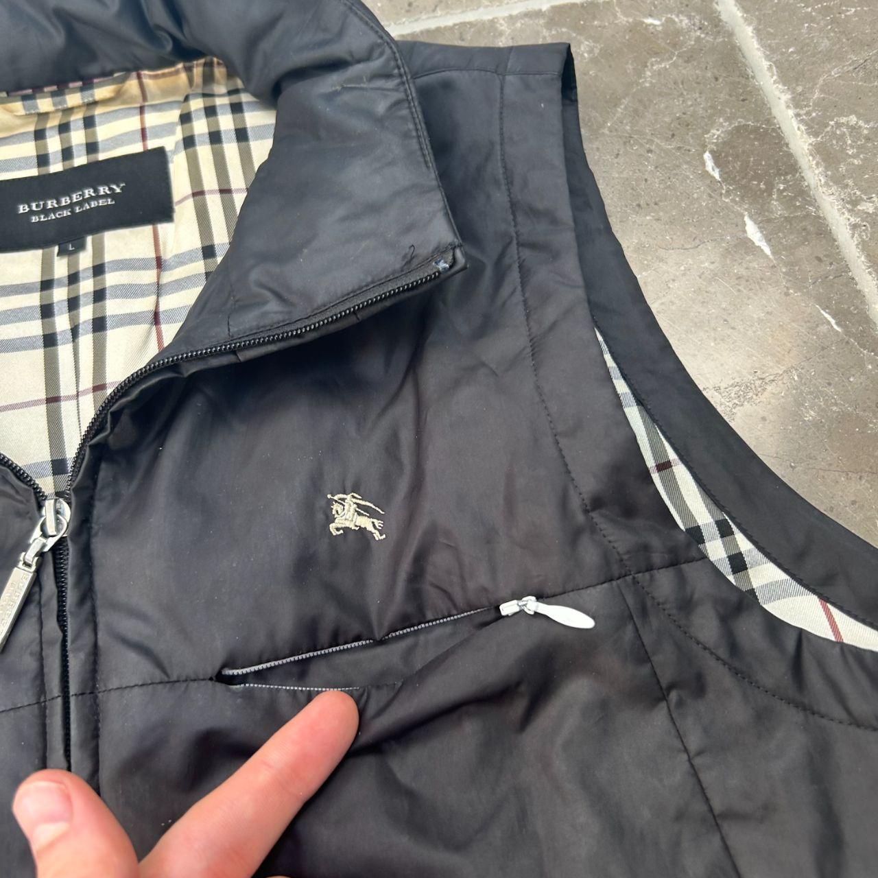 Burberry Black Label Nylon Nova Check Vest Gilet M