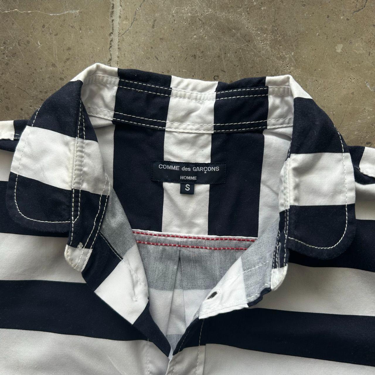 Comme Des Garcons Homme Striped Pocket Shirt S