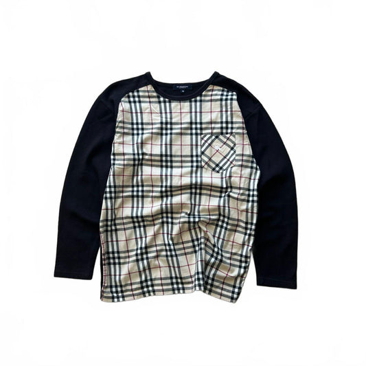 Burberry London Nova Check Long Sleeve T Shirt M