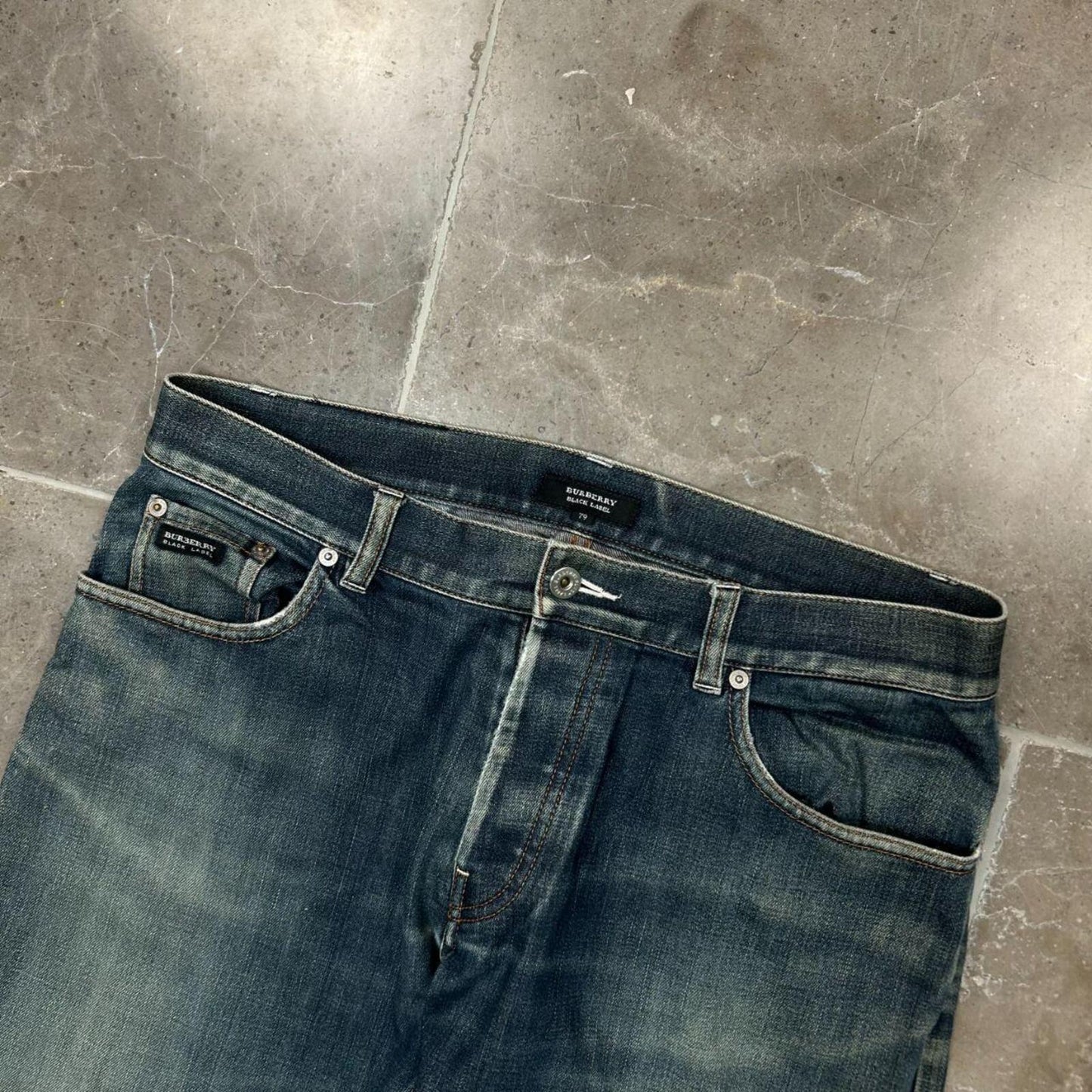 Vintage Burberry Black Label Relaxed Bootcut Jeans W32 L30