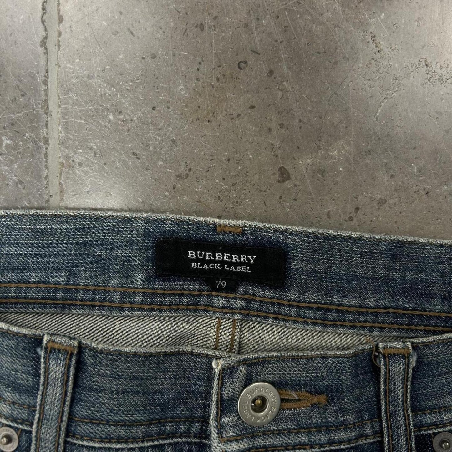 Vintage Burberry Black Label Relaxed Bootcut Jeans W32 L30