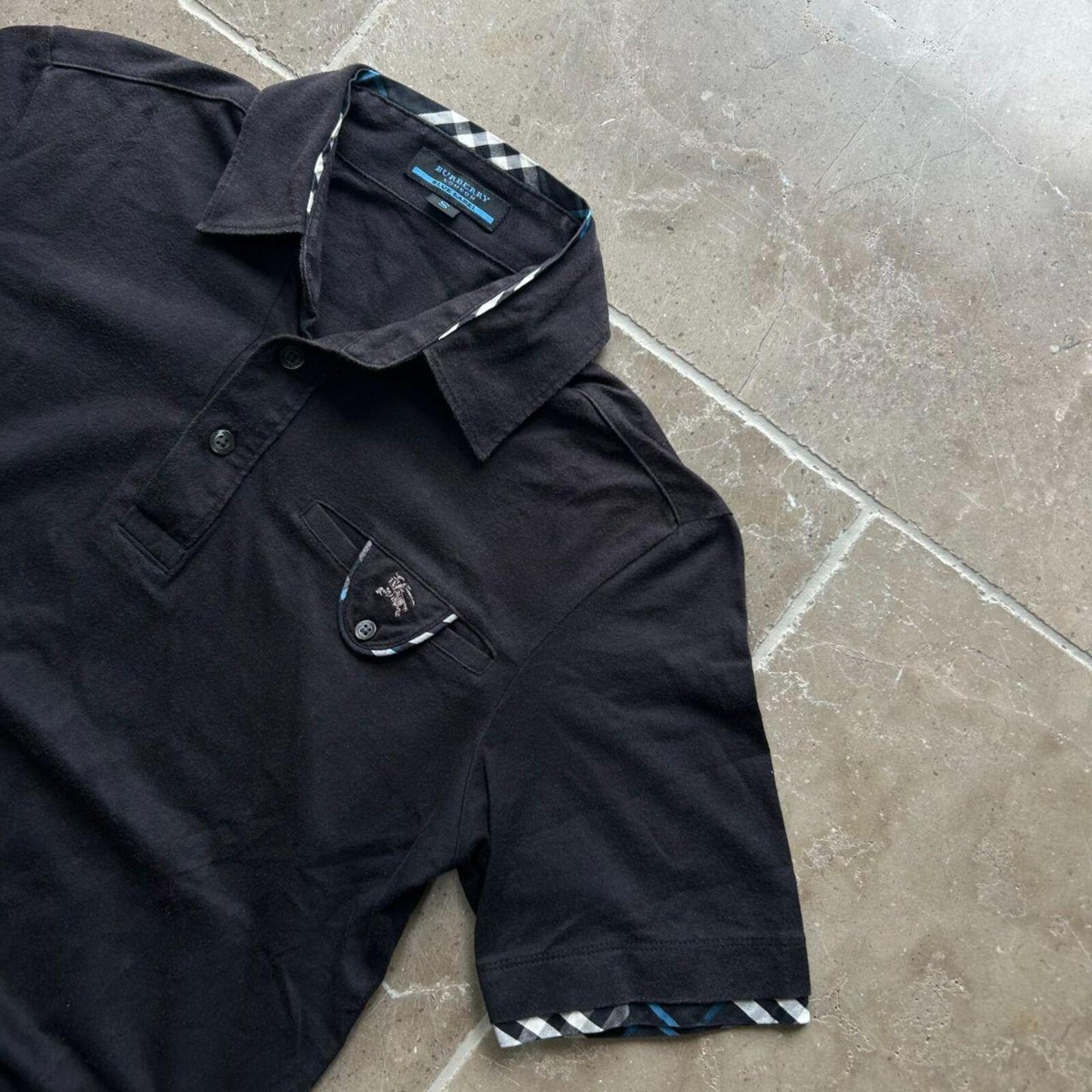 Burberry Blue Label Nova Check Polo Shirt S