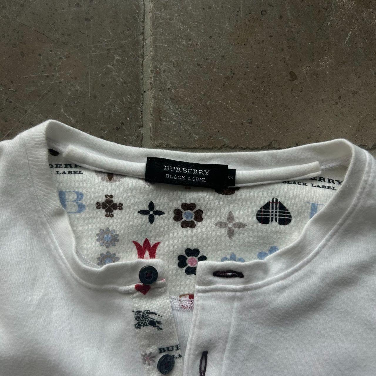 Burberry Black Label Long Sleeve Henley T Shirt S