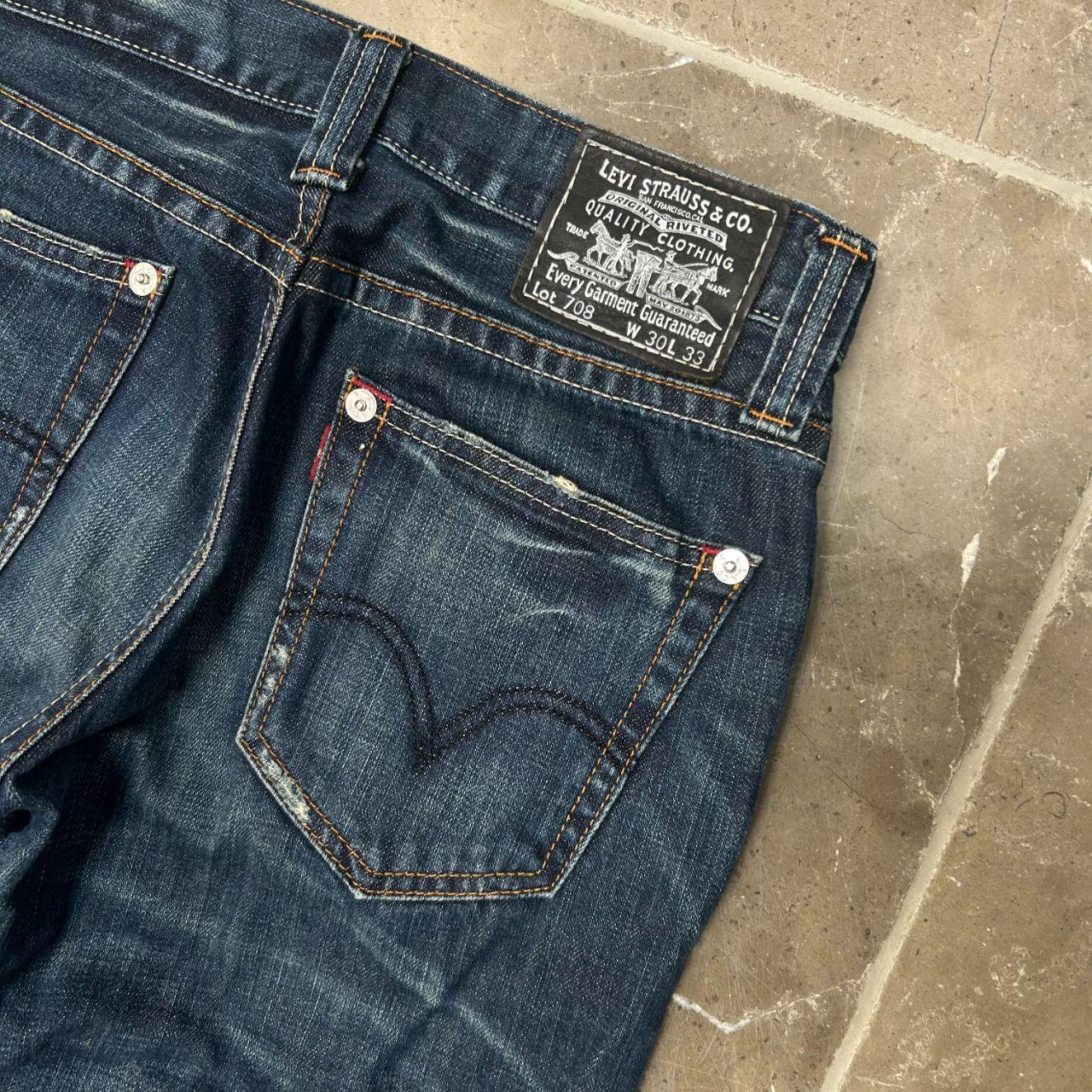 Vintage Levi’s 708 Paint Splatter Bootcut Jeans W30 L29