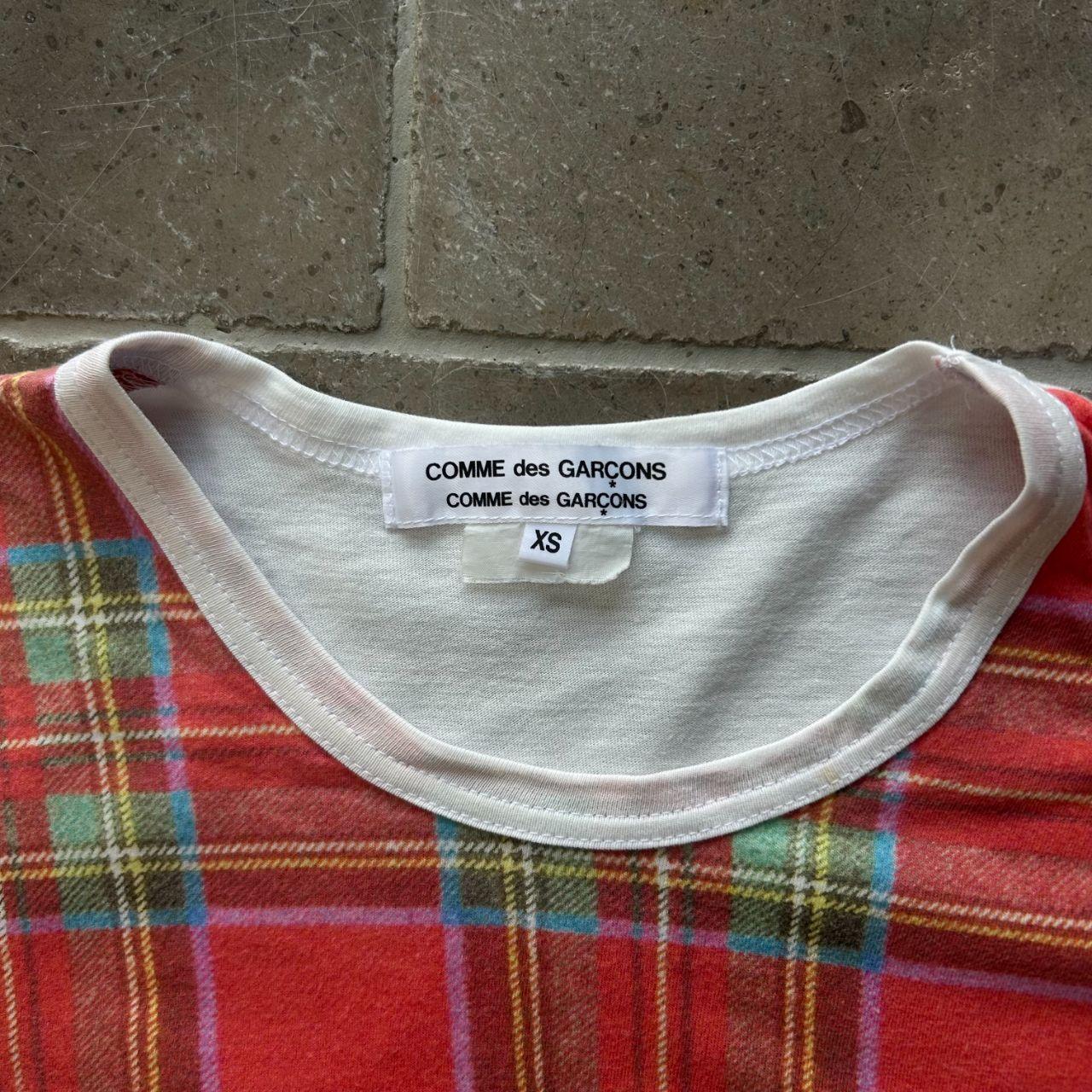 Comme Des Garcons Plaid T-Shirt XS