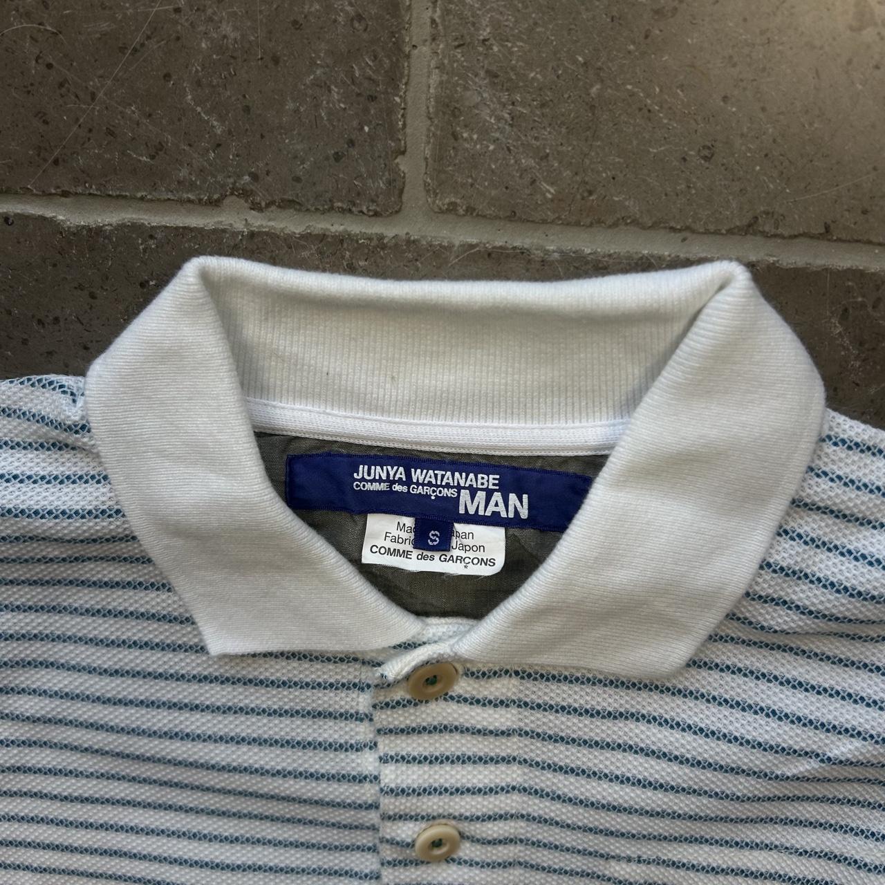Junya Watanabe Comme Des Garçons Striped Pocket Polo Shirt S