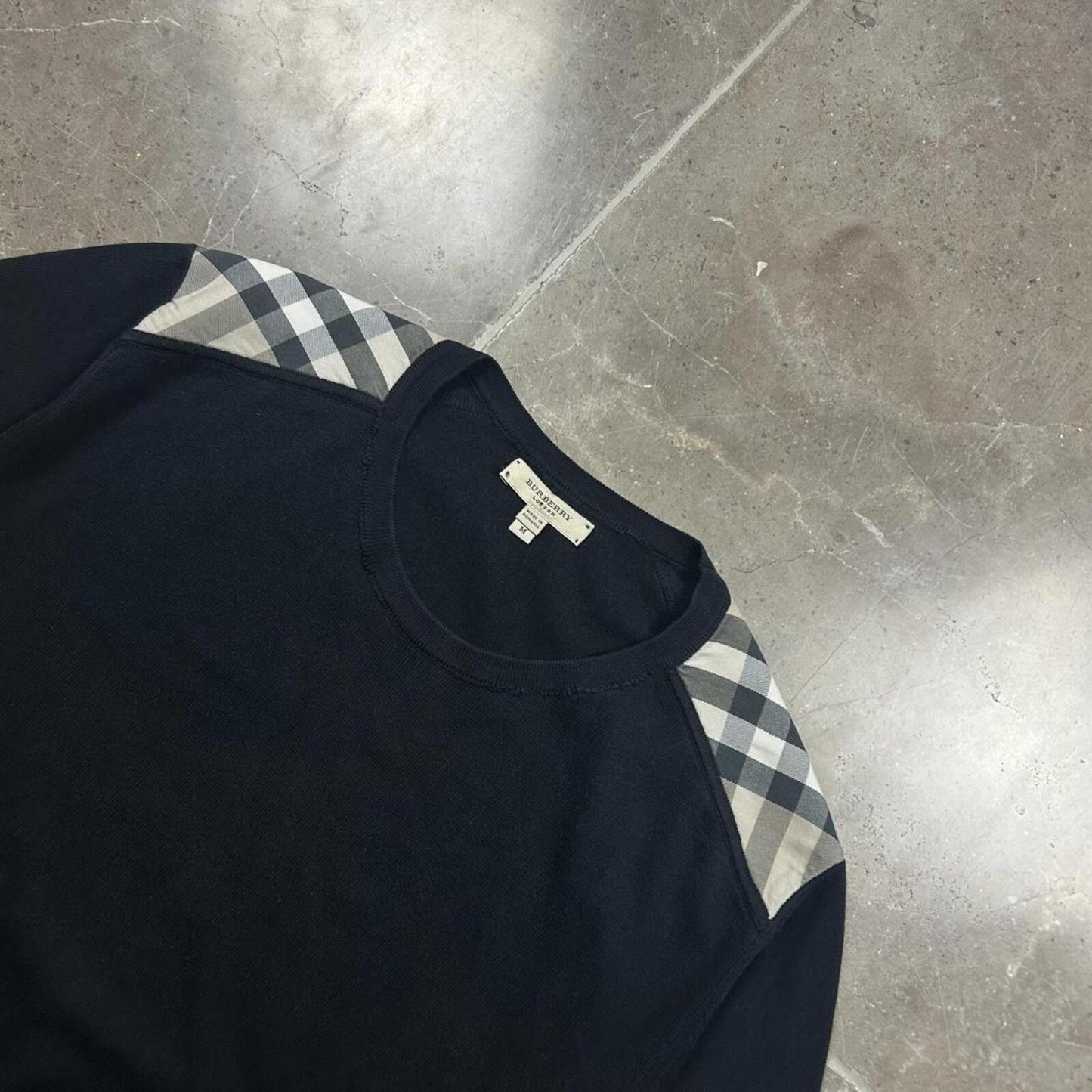 Burberry London Nova Check Knit Jumper M