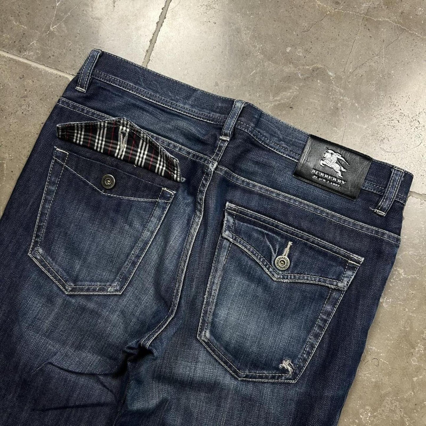 Vintage Burberry Black Label Relaxed Straight Jeans W31 L29