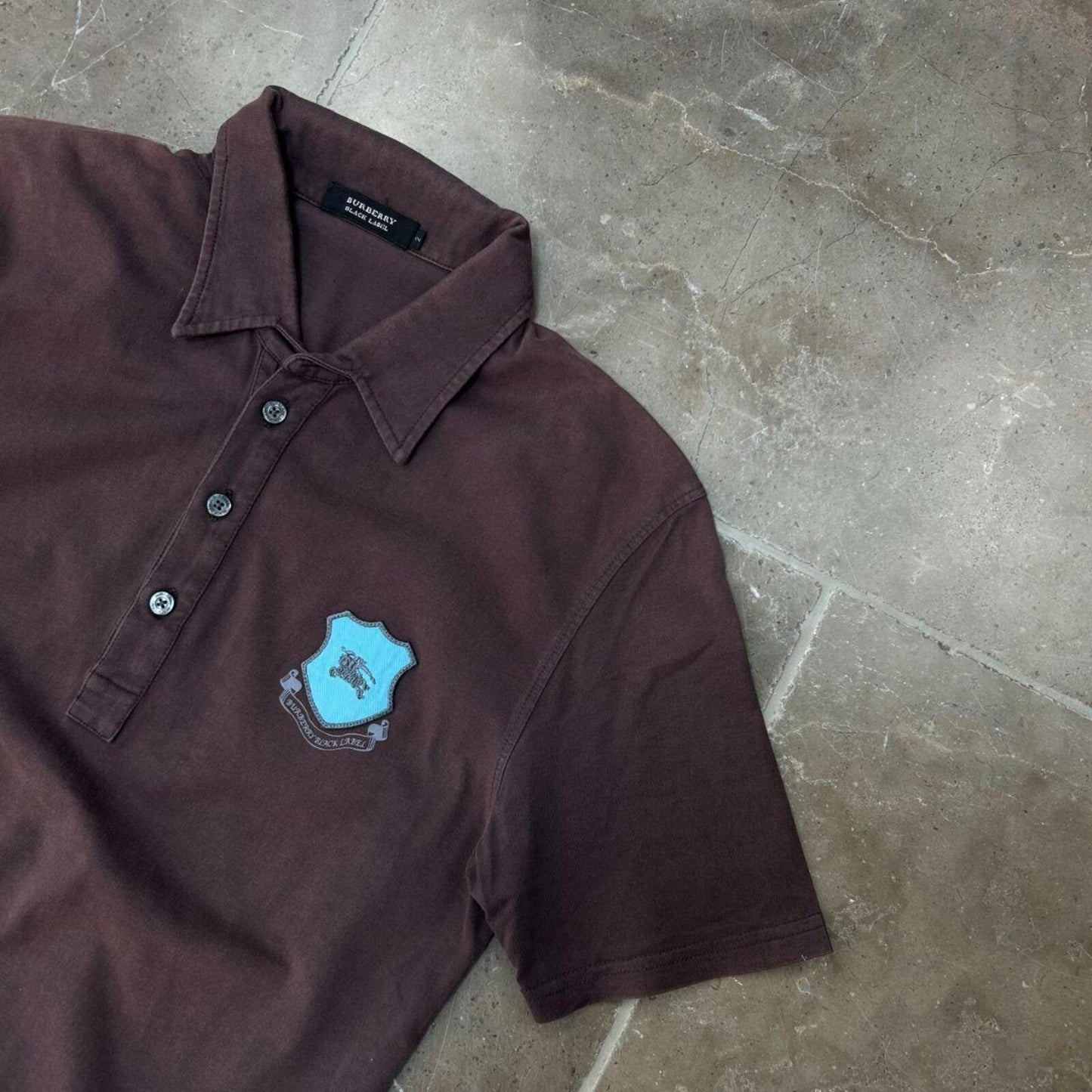 Burberry Black Label Short Sleeve Polo Shirt S