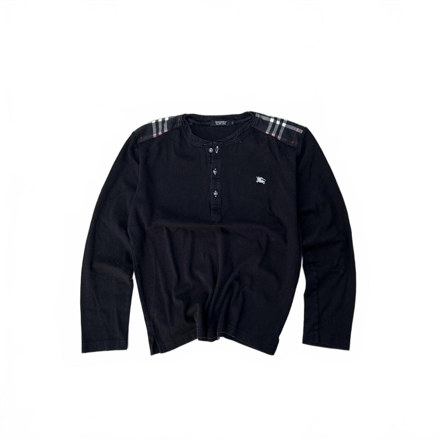 Burberry Black Label Nova Check Henley Shirt S