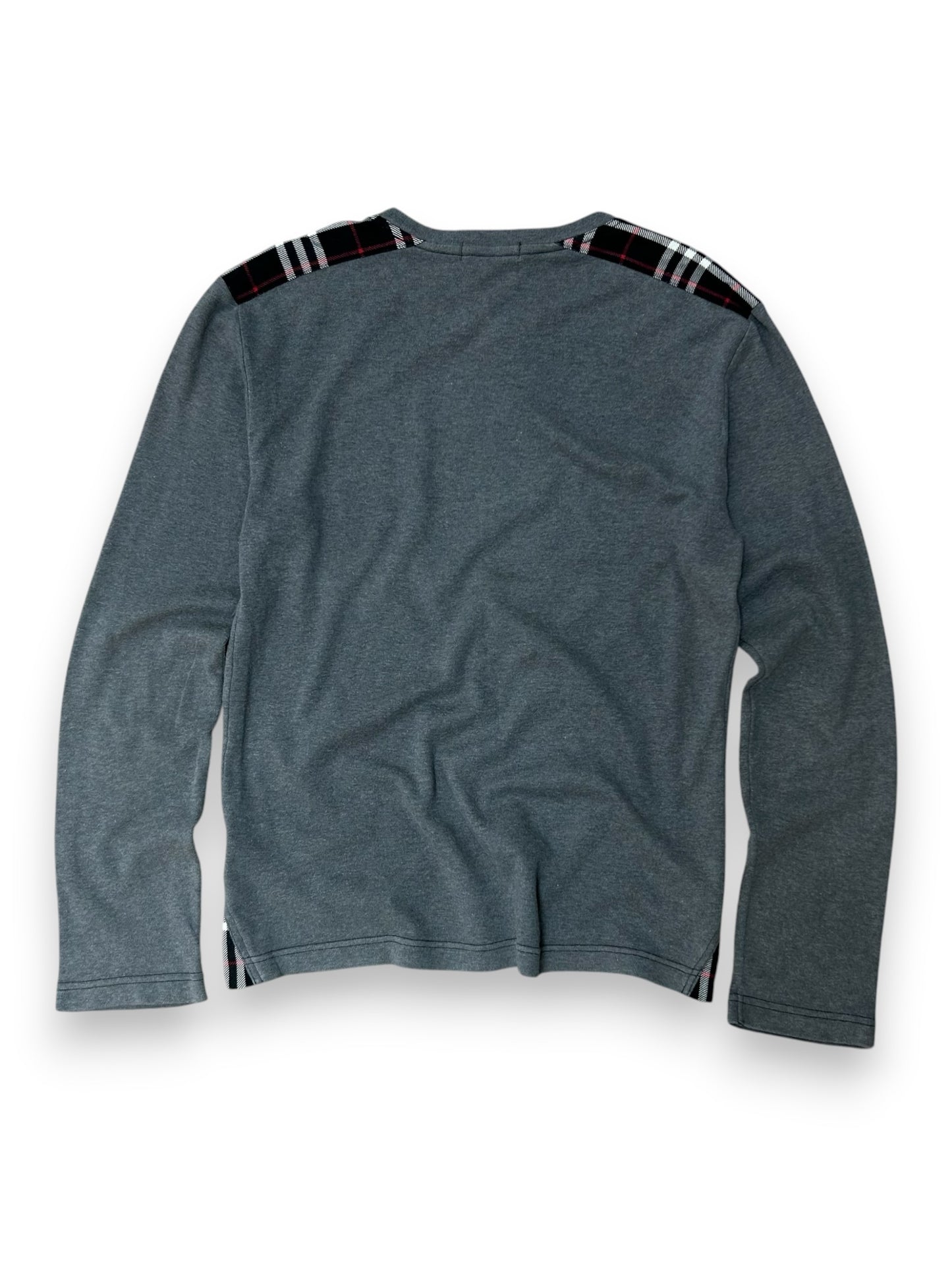 Burberry Black Label Nova Check Long Sleeve T Shirt S
