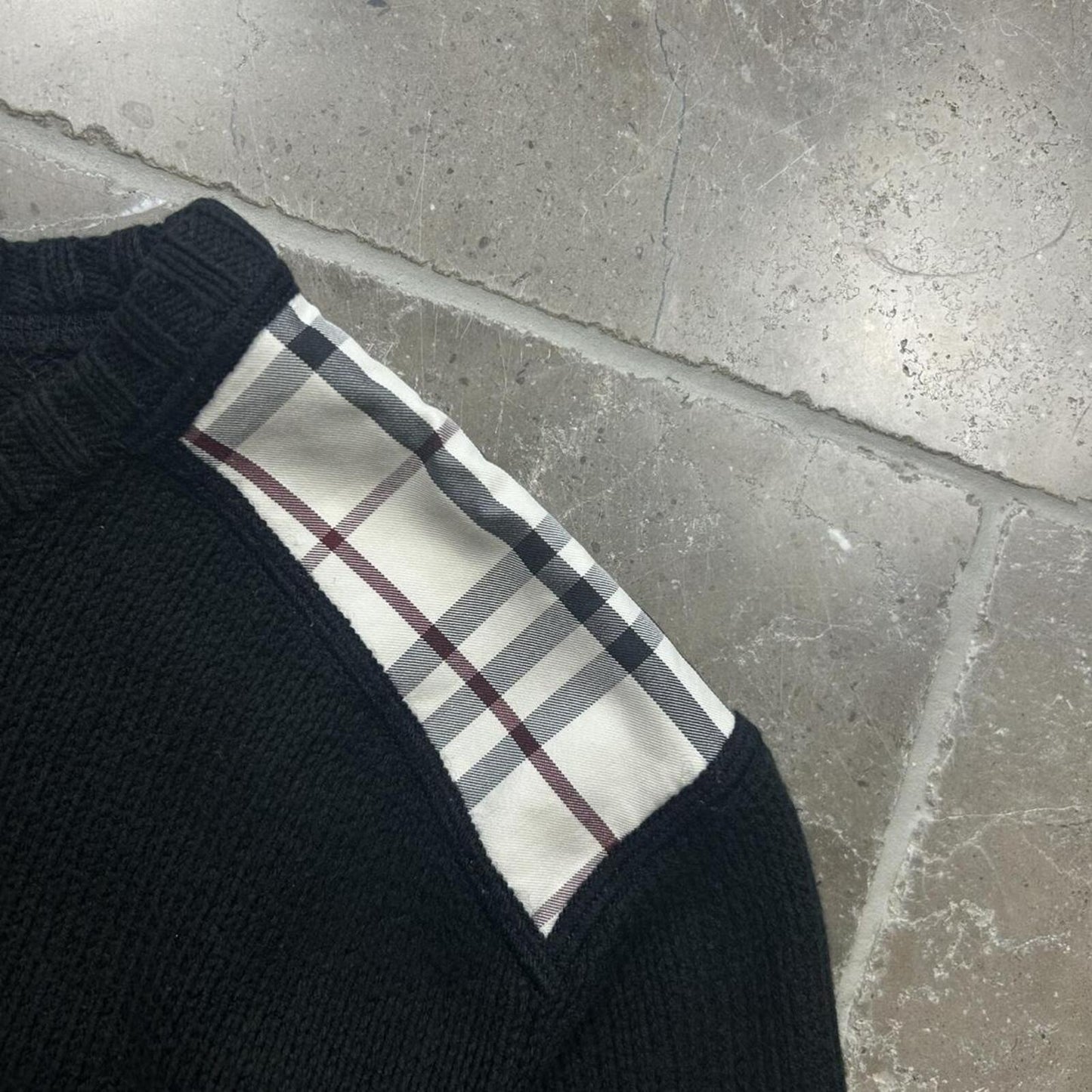 Burberry Black Label Nova Check Knit Jumper S